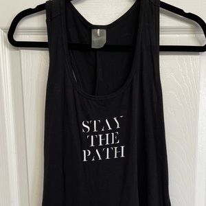 Calia cross back tank top